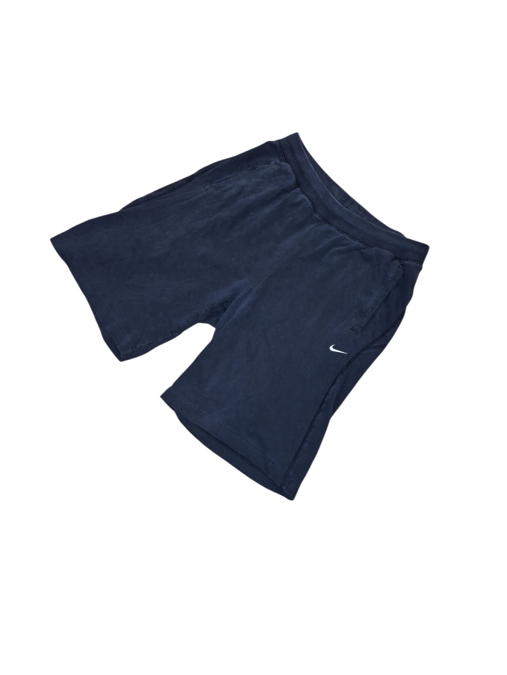 Nike Black Sweat Shorts  Shorts with White Swoosh